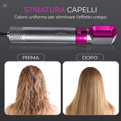 Profici care  Hot Air Plate 1000W Grigio Rosa
